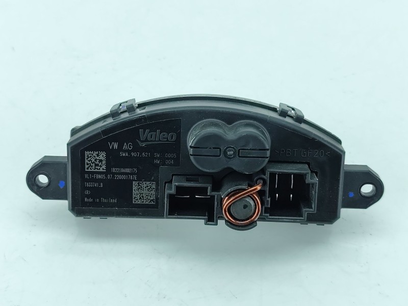 Recambio de resistencia calefaccion para volkswagen t-roc (a11, d11) 1.0 tsi referencia OEM IAM 5WA907521  