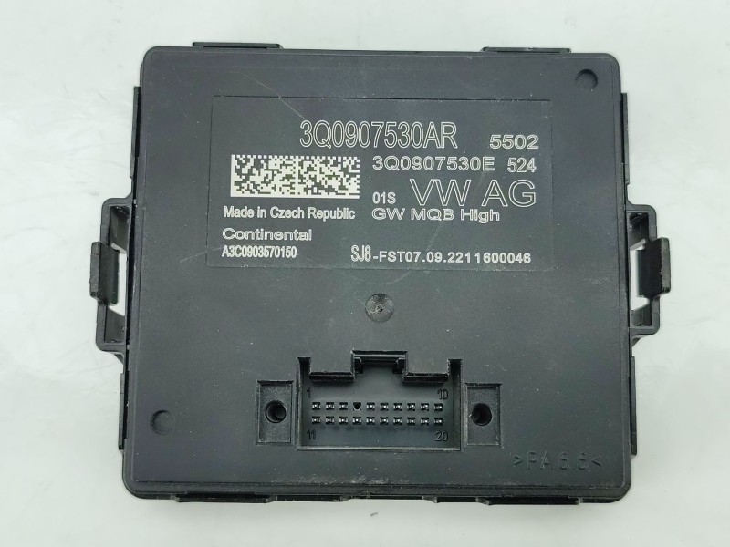 Recambio de modulo electronico para volkswagen t-roc (a11, d11) 1.0 tsi referencia OEM IAM 3Q0907530AR  