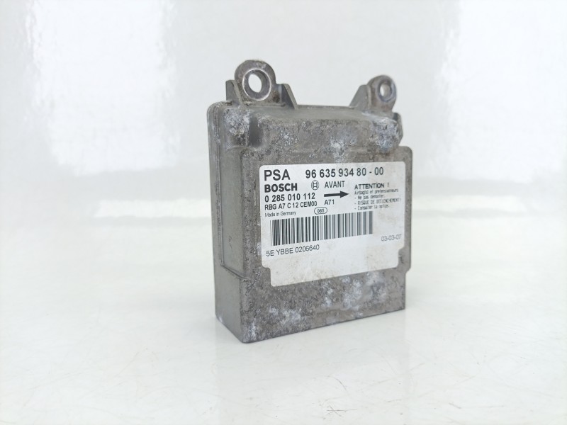 Recambio de centralita airbag para peugeot 207/207+ (wa_, wc_) 1.6 hdi referencia OEM IAM 9663593480  