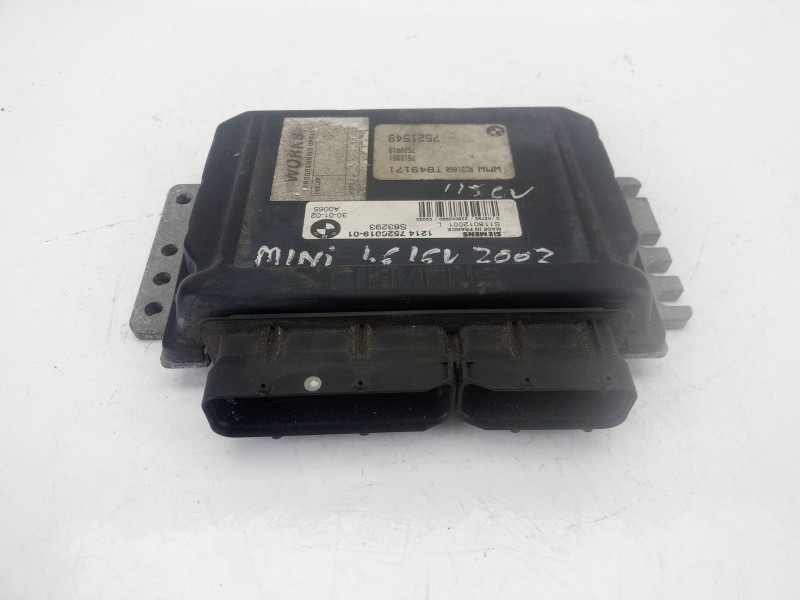 Recambio de centralita motor uce para mini mini (r50, r53) cooper referencia OEM IAM 1214752001901  