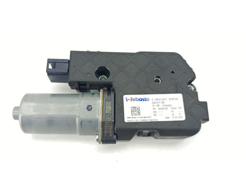 Recambio de motor techo electrico para audi q3 sportback (f3n) 35 tdi referencia OEM IAM 3G5877795  