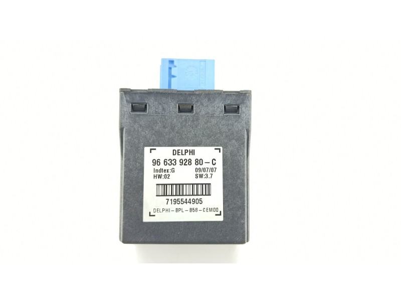 Recambio de modulo electronico para citroën c4 picasso i monospace (ud_) 1.6 hdi referencia OEM IAM 9663392880  