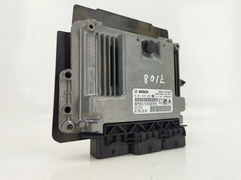 Recambio de centralita motor uce para peugeot partner furgoneta/monovolumen 1.6 hdi referencia OEM IAM 9678818280  