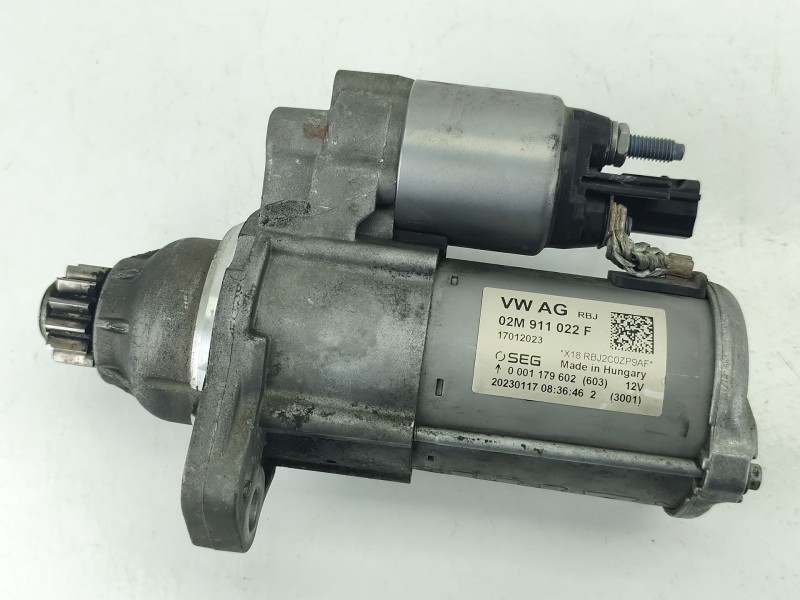 Recambio de motor arranque para audi a1 sportback (gba) 30 tfsi referencia OEM IAM 02M911022F  
