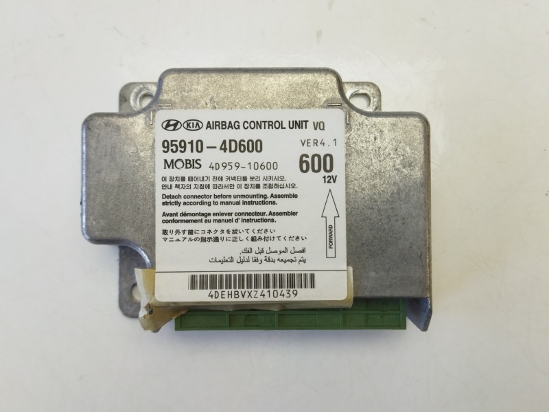 Recambio de centralita airbag para kia carnival / grand carnival iii (vq) 2.9 crdi referencia OEM IAM 959104D600  