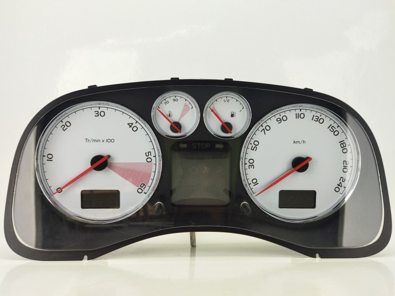 Recambio de cuadro instrumentos para peugeot 307 (3a/c) 1.6 hdi 110 referencia OEM IAM 9661323180  
