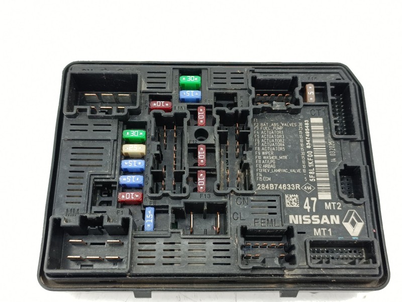 Recambio de caja reles / fusibles para renault clio v (b7_) tce 90 (b7mt) referencia OEM IAM 284B74633R  