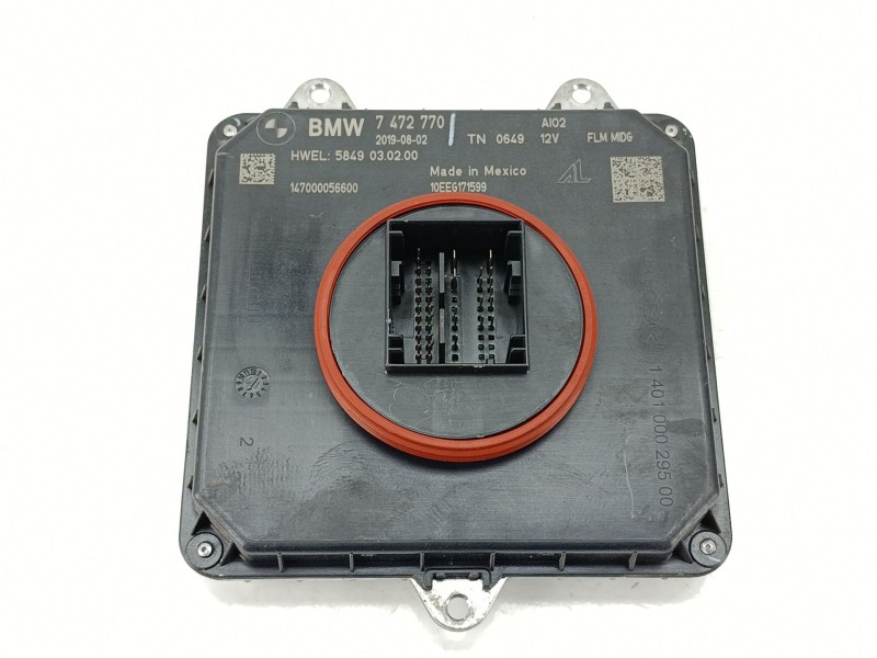Recambio de centralita faros xenon para bmw x3 (g01, f97, g08) xdrive 20 d referencia OEM IAM 7472770  