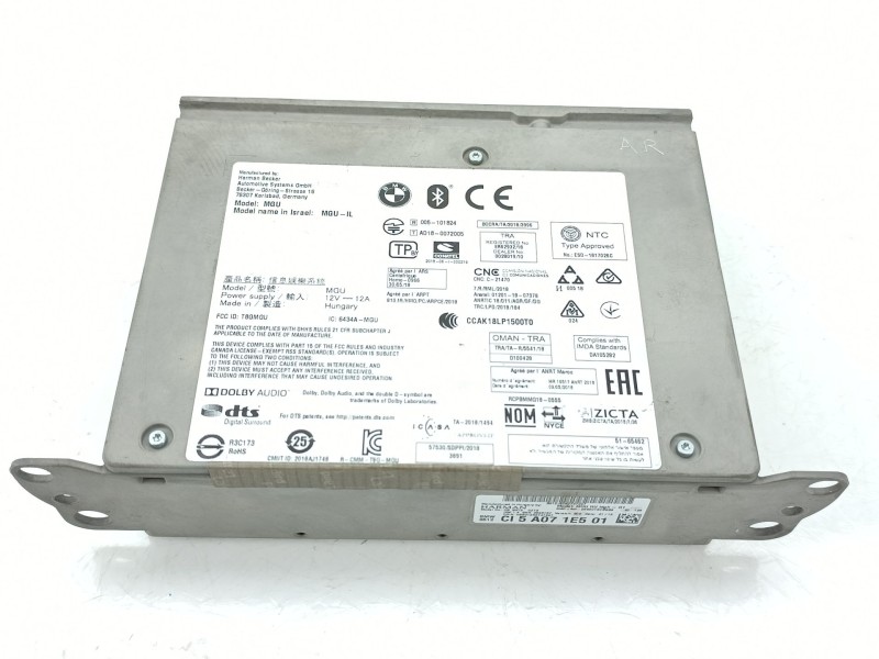 Recambio de sistema audio / radio cd para bmw x3 (g01, f97, g08) xdrive 20 d referencia OEM IAM CI5A071E501  