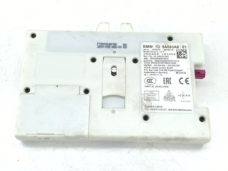 Recambio de sistema navegacion gps para bmw x3 (g01, f97, g08) xdrive 20 d referencia OEM IAM 5A083A601  