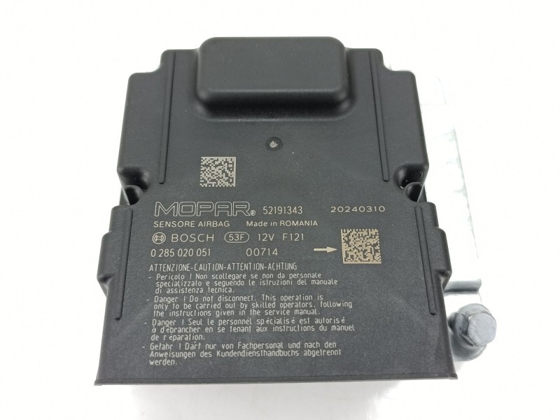Recambio de centralita airbag para fiat 500 (312_) 1.0 mild hybrid (312.ayd1b) referencia OEM IAM 0285020051  