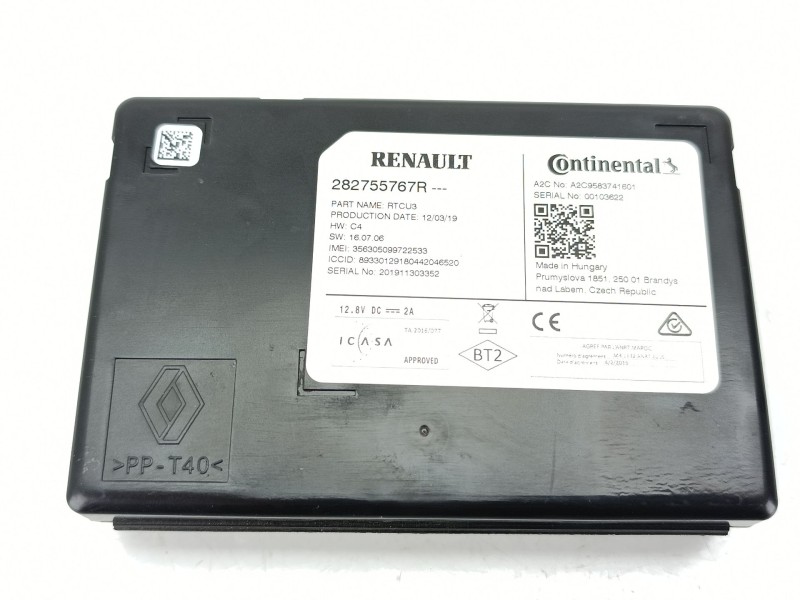 Recambio de modulo electronico para renault clio iv (bh_) 0.9 tce 90 referencia OEM IAM 282755767R  
