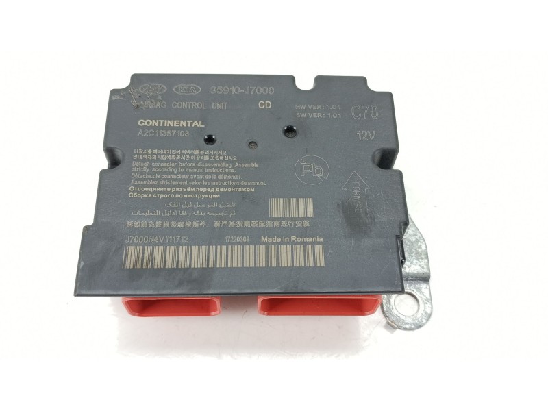 Recambio de centralita airbag para kia xceed (cd) 1.0 t-gdi referencia OEM IAM 95910J7000  