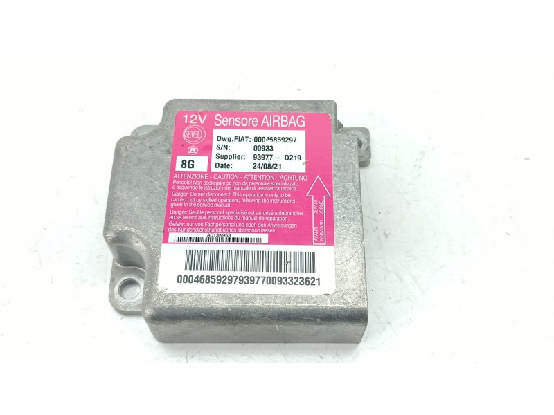 Recambio de centralita airbag para peugeot boxer furgoneta 2.2 bluehdi 140 referencia OEM IAM 00046859297  