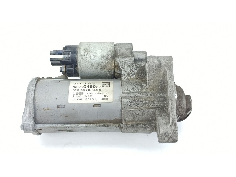 Recambio de motor arranque para peugeot boxer furgoneta 2.2 bluehdi 140 referencia OEM IAM 9826048080  