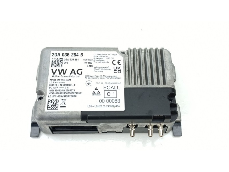 Recambio de modulo electronico para seat arona (kj7, kjp) 1.0 tsi referencia OEM IAM 2GA035284B  