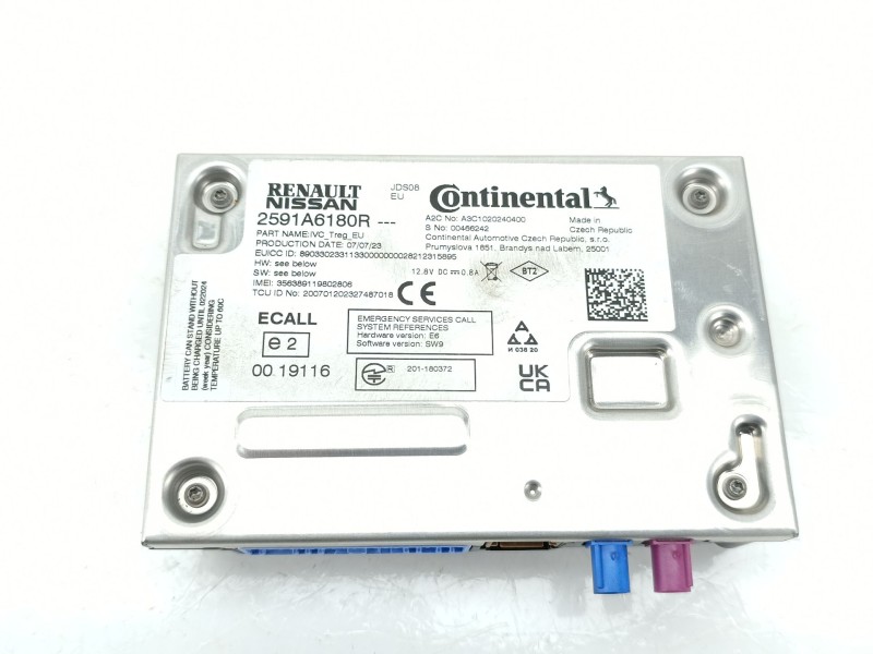 Recambio de modulo electronico para renault clio v (b7_) 1.6 e-tech 145 (b7mu) referencia OEM IAM 2591A6180R  