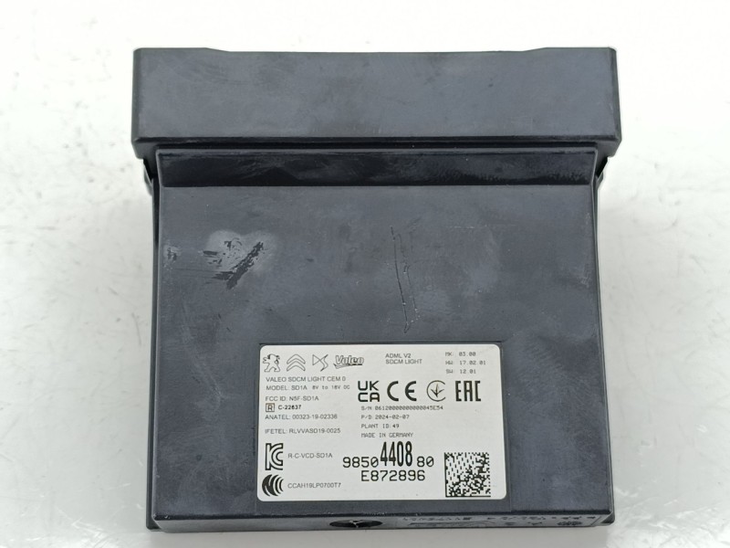 Recambio de modulo electronico para peugeot 408 ii (fp_, f3_, fm_) puretech 130 referencia OEM IAM 9850440880  