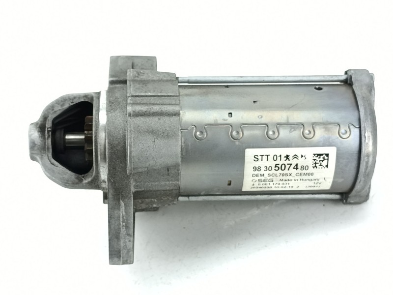 Recambio de motor arranque para peugeot 408 ii (fp_, f3_, fm_) puretech 130 referencia OEM IAM 9830507480  
