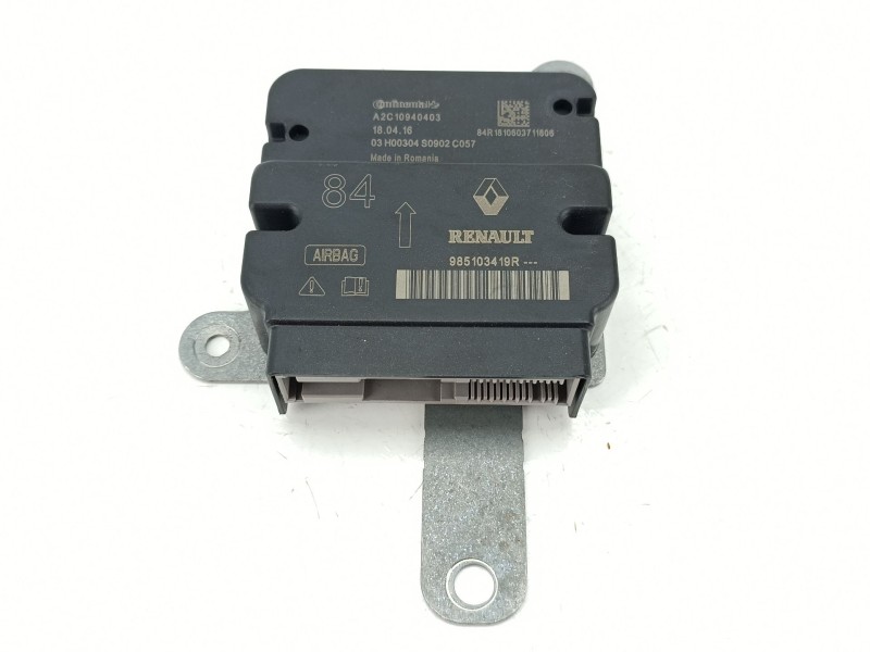 Recambio de centralita airbag para renault clio iv (bh_) 0.9 tce 90 referencia OEM IAM 985103419R  
