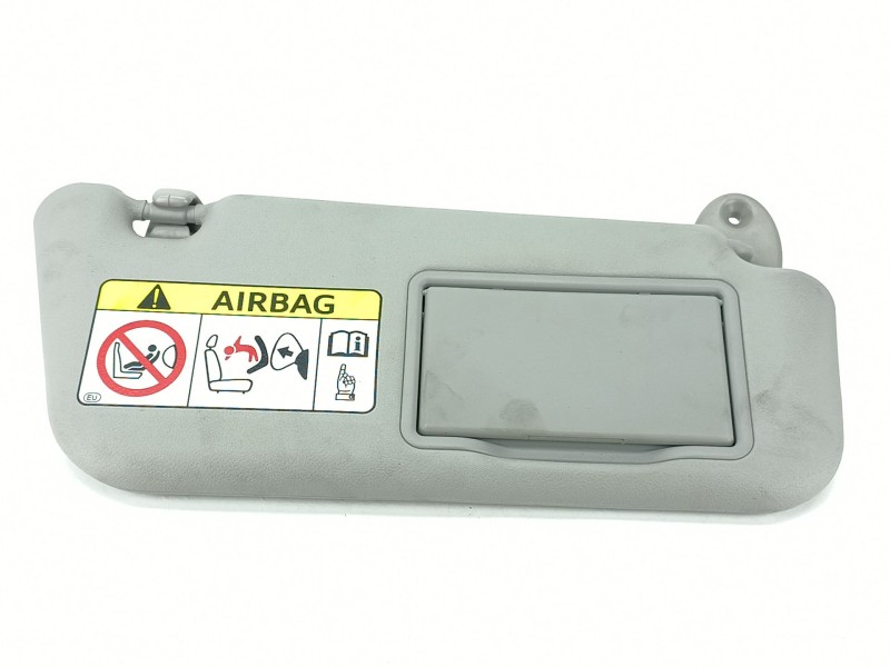 Recambio de parasol derecho para toyota yaris (_p13_) 1.0 (ksp130_) referencia OEM IAM 743100DC90B0  