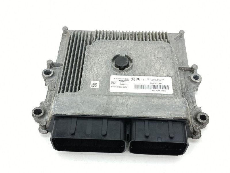 Recambio de centralita motor uce para citroën c4 cactus 1.2 thp 110 referencia OEM IAM 9832103580  