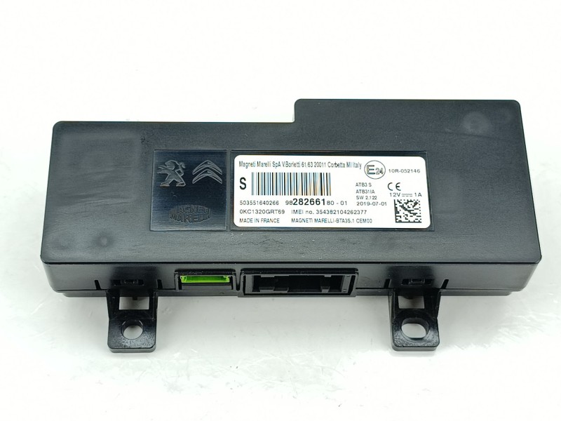 Recambio de modulo electronico para citroën c4 cactus 1.2 thp 110 referencia OEM IAM 9828266180  