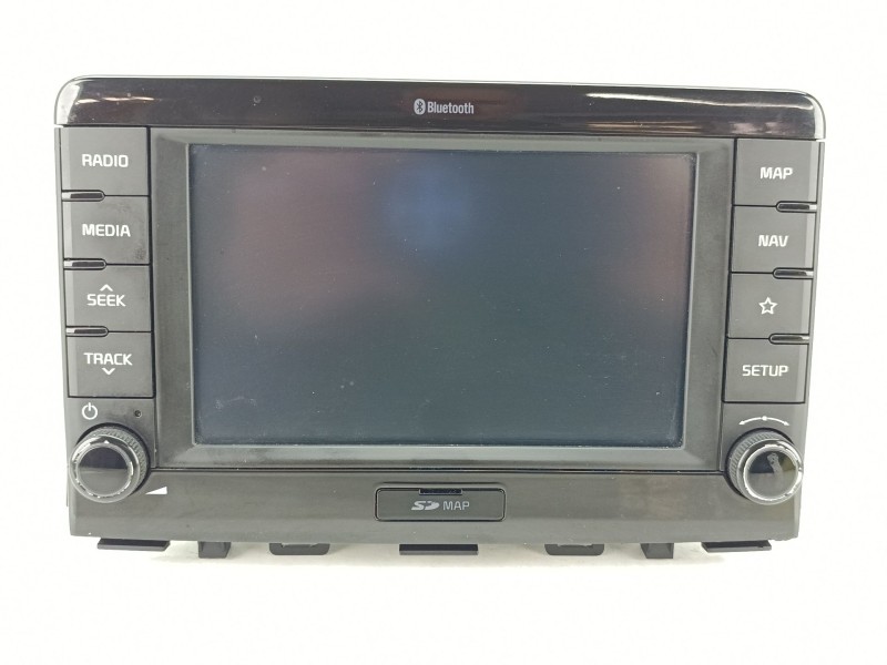 Recambio de pantalla multifuncion para kia rio iv (yb, sc, fb) 1.25 referencia OEM IAM 96550H8100FHV  