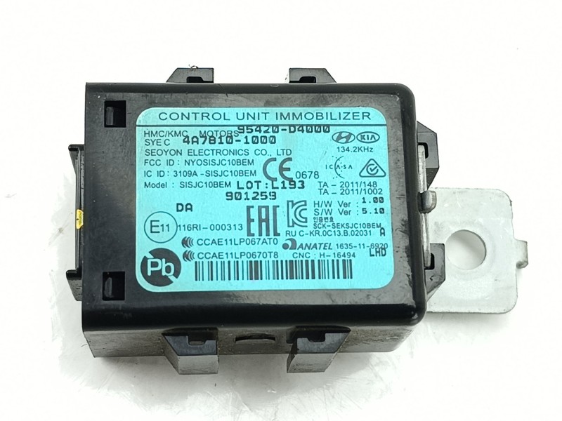Recambio de modulo electronico para kia rio iv (yb, sc, fb) 1.25 referencia OEM IAM 95420D4000  