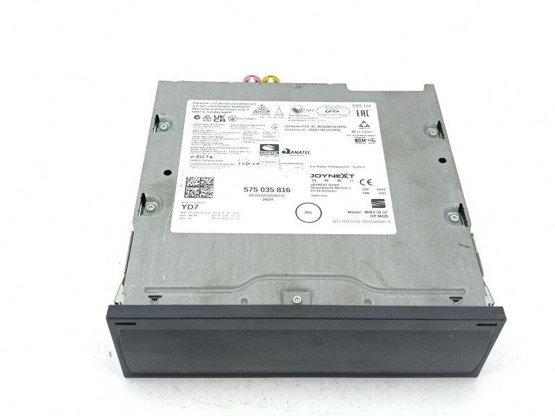 Recambio de sistema audio / radio cd para seat ibiza v (kj1, kjg) 1.0 tsi referencia OEM IAM 575035816  