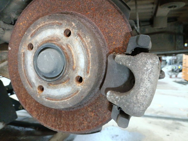 Recambio de pinza freno trasera izquierda para peugeot partner furgoneta/monovolumen 1.6 hdi referencia OEM IAM 444894  