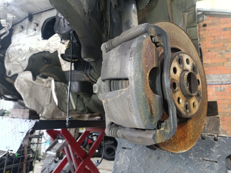 Recambio de pinza freno trasera izquierda para seat alhambra (710, 711) 2.0 tdi referencia OEM IAM 3C0615123  