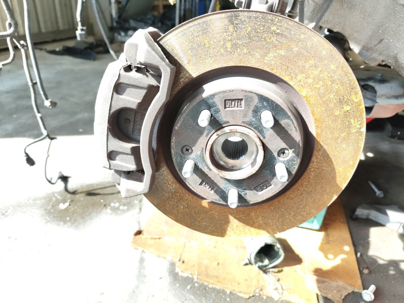 Recambio de disco freno delantero izquierdo para hyundai tucson (tl, tle) 1.6 gdi referencia OEM IAM 51712D7000  