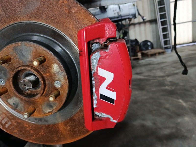 Recambio de pinza freno delantera derecha para hyundai i30 (pde, pd, pden) 2.0 n referencia OEM IAM 58130S0100  