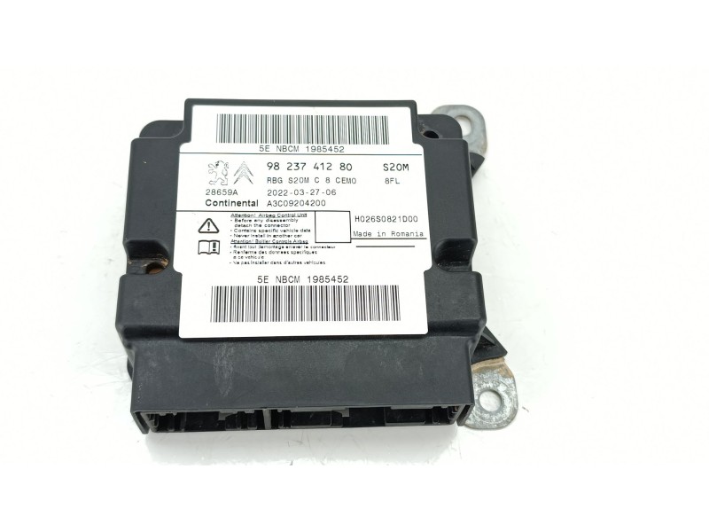 Recambio de centralita airbag para fiat scudo furgoneta 1.5 multijet 100 (506) referencia OEM IAM 9823741280  