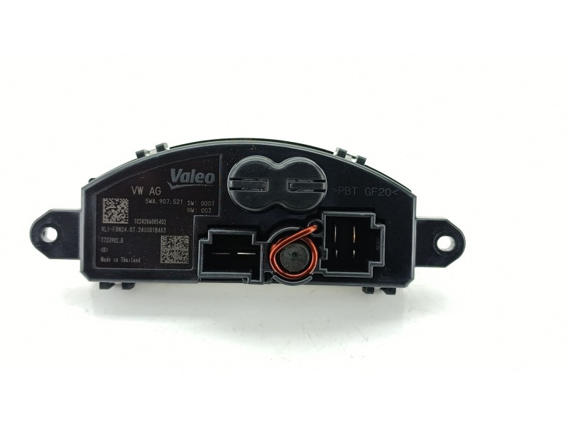 Recambio de resistencia calefaccion para volkswagen golf viii variant (cg5, db5) 1.5 tsi referencia OEM IAM 5WA907521  