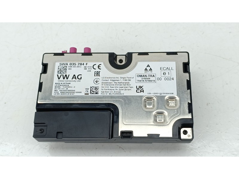Recambio de modulo electronico para volkswagen golf viii (cd1, da1) 1.0 etsi referencia OEM IAM 5WA035284F  