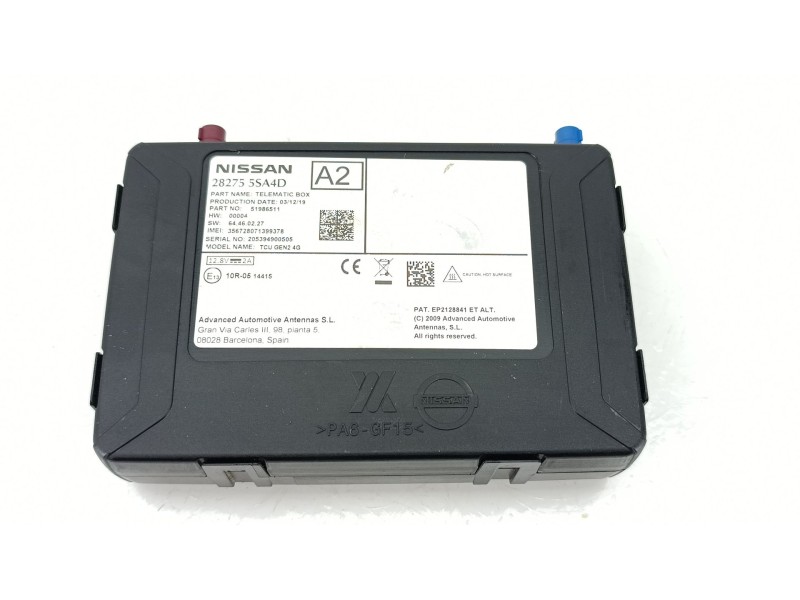Recambio de modulo electronico para nissan nv200 furgoneta e-nv (me0n) referencia OEM IAM 282755SA4D  