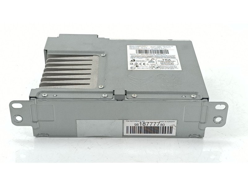 Recambio de sistema audio / radio cd para peugeot rifter 1.5 bluehdi 100 referencia OEM IAM 9818777780  