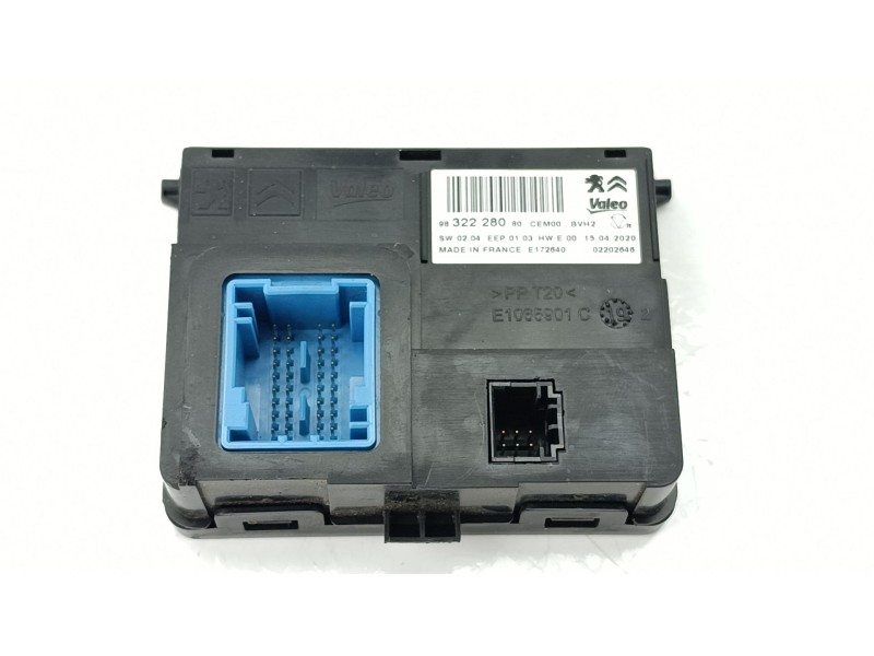 Recambio de modulo electronico para peugeot rifter 1.5 bluehdi 100 referencia OEM IAM 9832228080  