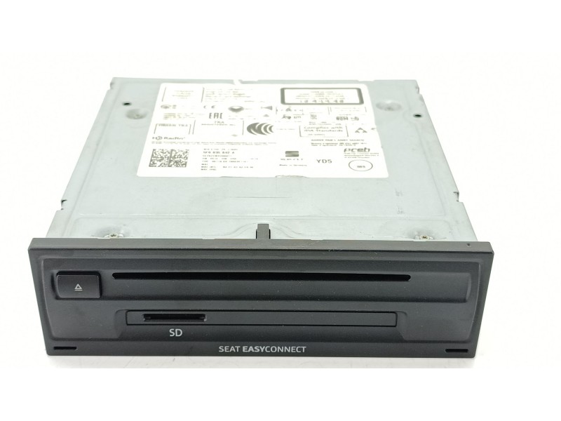 Recambio de sistema audio / radio cd para seat leon (5f1) 1.5 tgi referencia OEM IAM 5F0035842A  