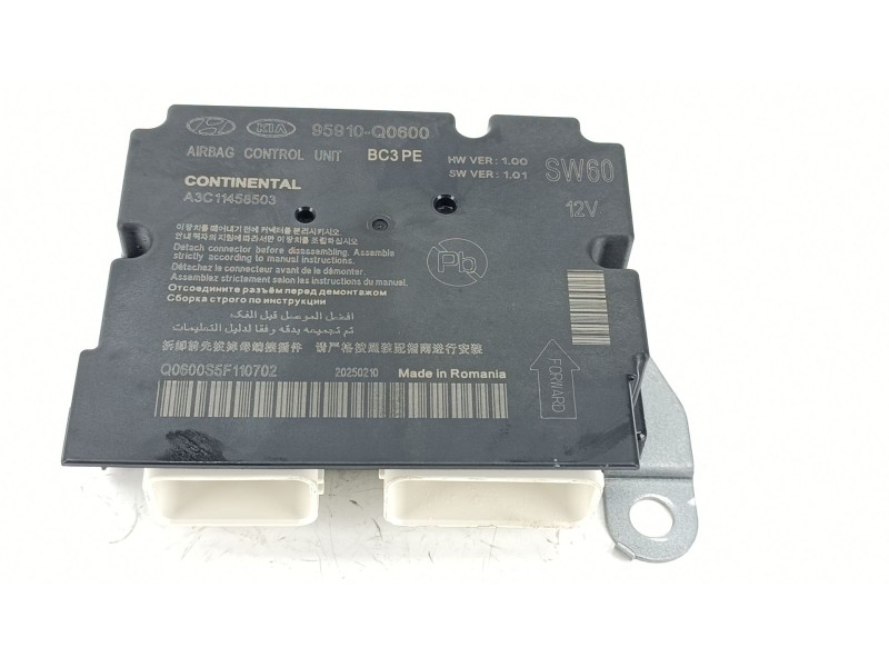 Recambio de centralita airbag para hyundai i20 iii (bc3, bi3) 1.0 t-gdi referencia OEM IAM 95910Q0600  