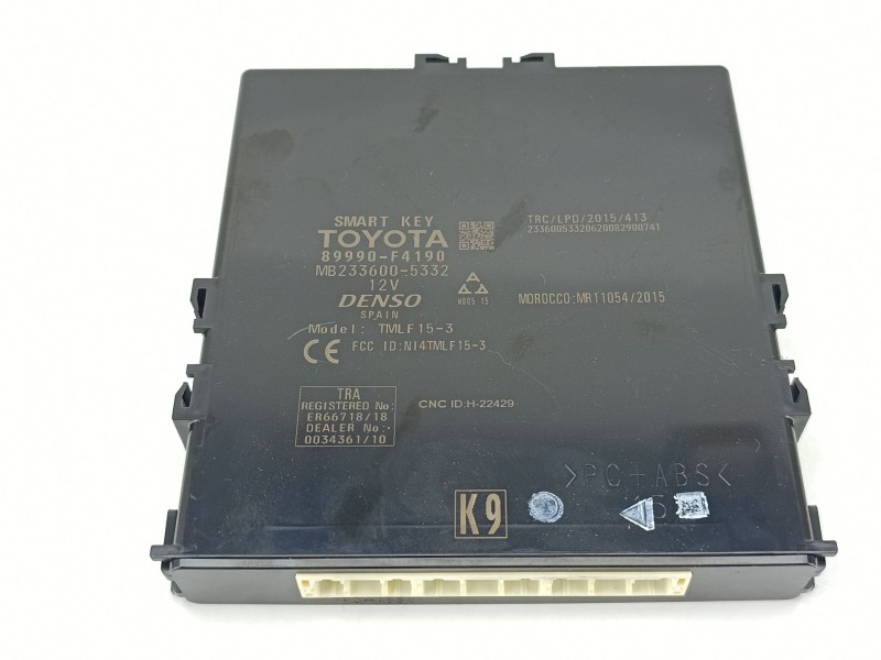 Recambio de modulo electronico para toyota c-hr (_x1_) 1.8 hybrid (zyx10_, zyx11_) referencia OEM IAM 89990F4190  
