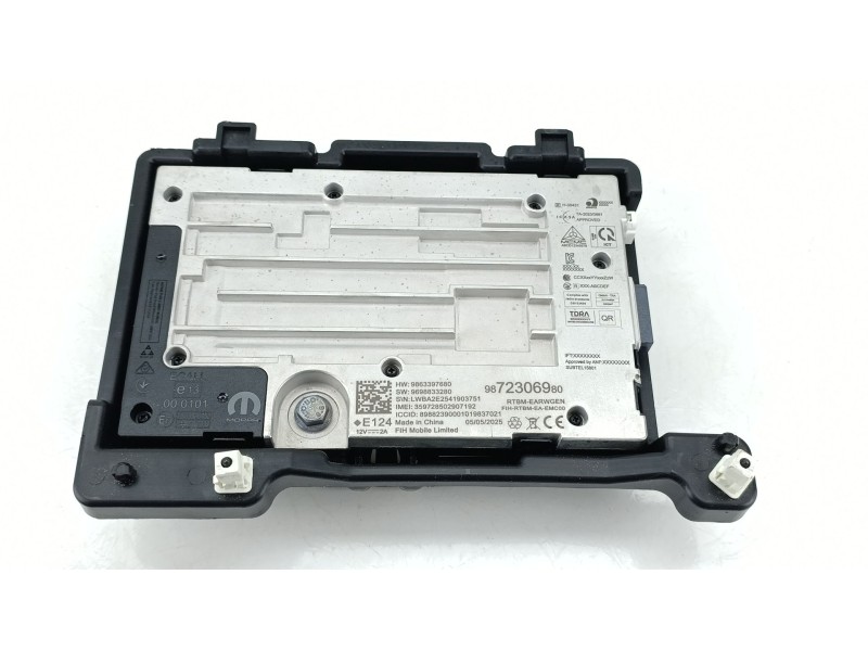 Recambio de modulo electronico para peugeot rifter 1.5 bluehdi 130 referencia OEM IAM 9872306980  