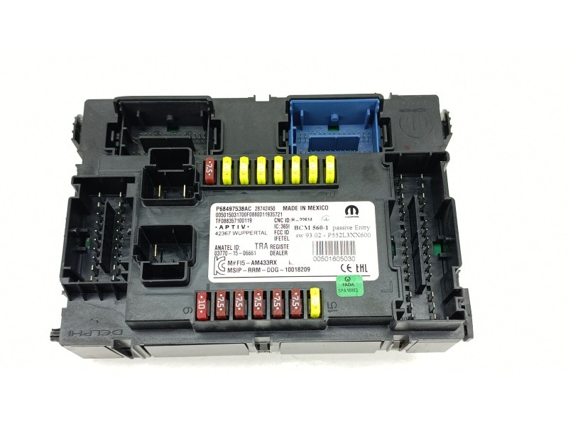 Recambio de caja reles / fusibles para jeep compass (mp, m6, mv, m7) 1.3 referencia OEM IAM P68497538AC  