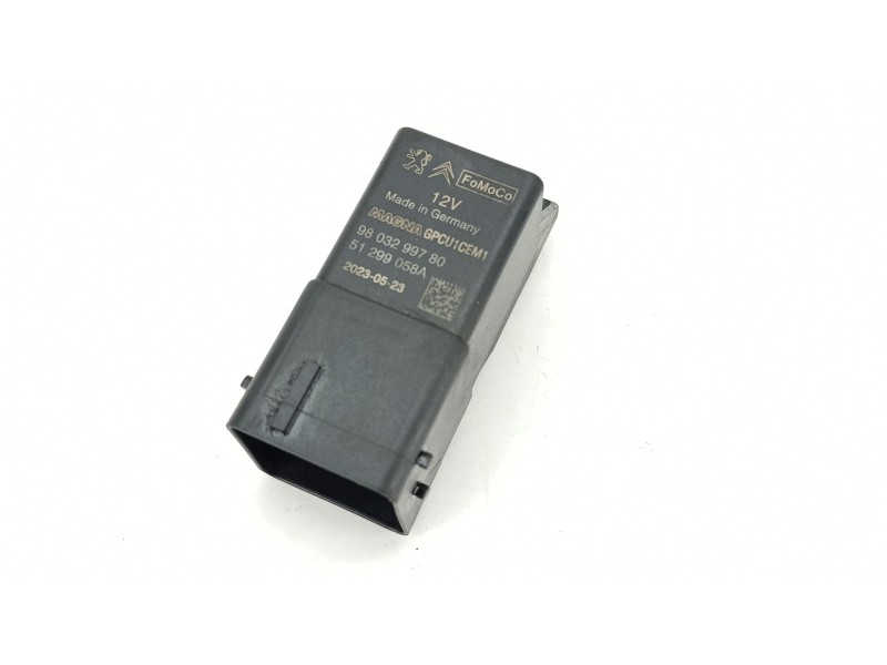 Recambio de caja precalentamiento para peugeot partner furgoneta/monovolumen (k9) 1.5 bluehdi 100 referencia OEM IAM 9803299780 