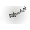 Recambio de refuerzo paragolpes trasero para kia niro ii (sg2) ev referencia OEM IAM 86631AO000  