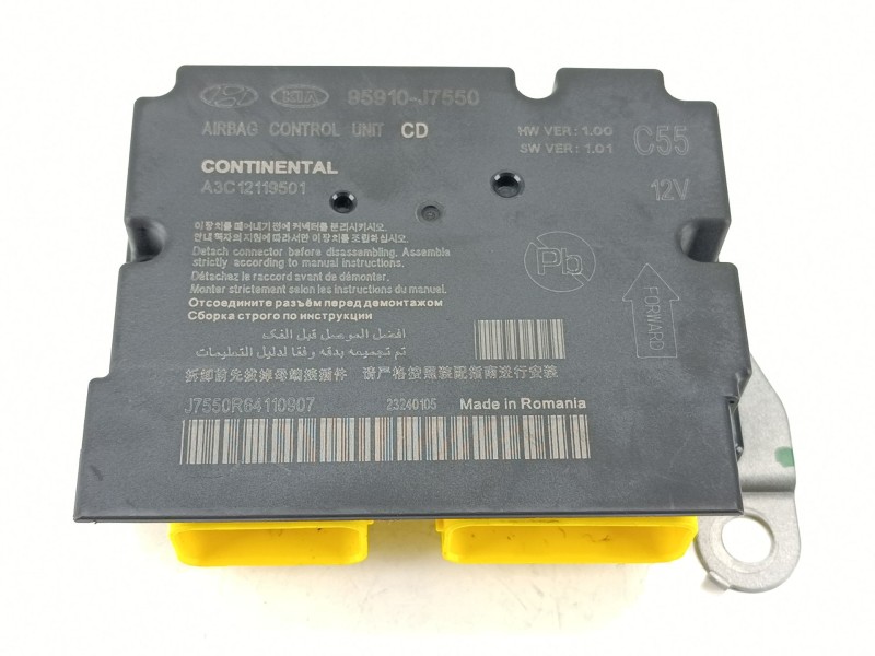 Recambio de centralita airbag para kia xceed (cd) 1.0 t-gdi referencia OEM IAM 95910J7550  