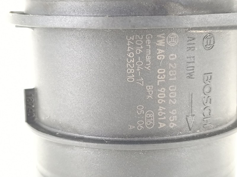 Recambio de caudalimetro para audi a4 b9 (8w2, 8wc) 2.0 tdi referencia OEM IAM 03L906461A  