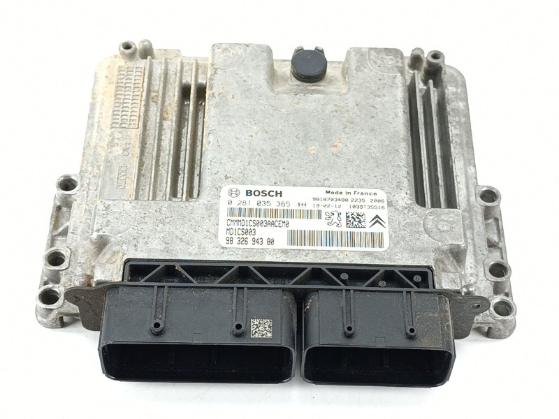 Recambio de centralita motor uce para peugeot rifter 1.5 bluehdi 100 referencia OEM IAM 0281035365  